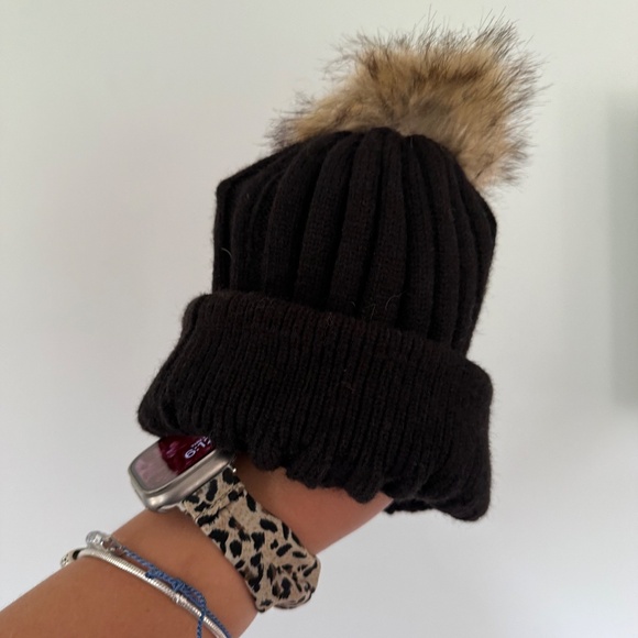 Beanie Hat Black CG Women One Size - Picture 3 of 5